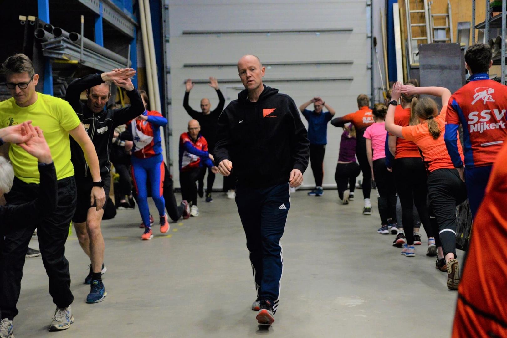 Carl Verheijen geeft pittige schaatstraining bij Skating de Das